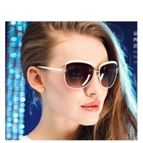 White High Quality women's Fashion Driving  Sunglasses