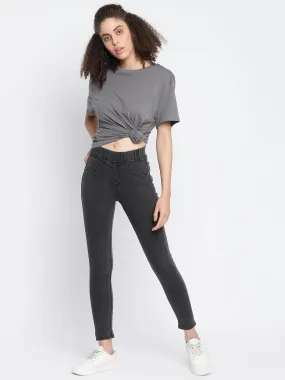 Women Black Skinny Fit Jegging