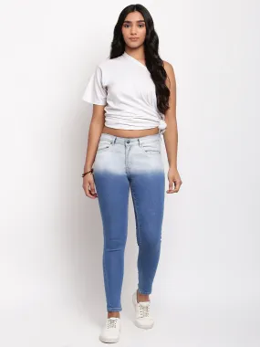 Women Dark Blue Skinny Fit Denim Jeans