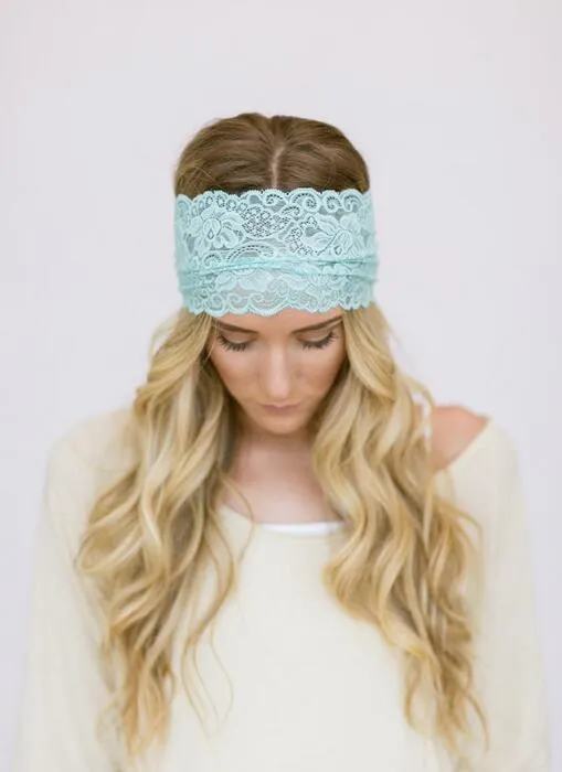 Women Stretch Lace Headband