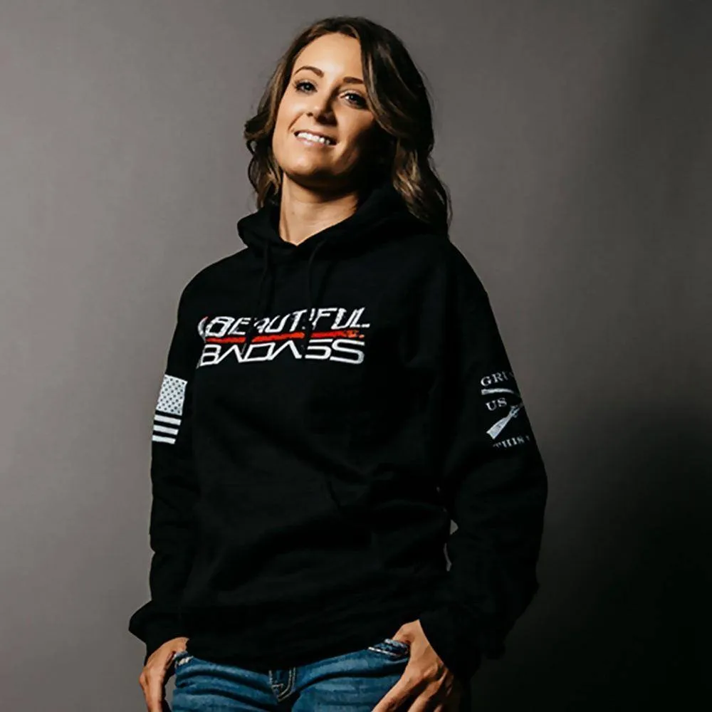 Women's Beautiful Badass Hoodie 2.0 - Black