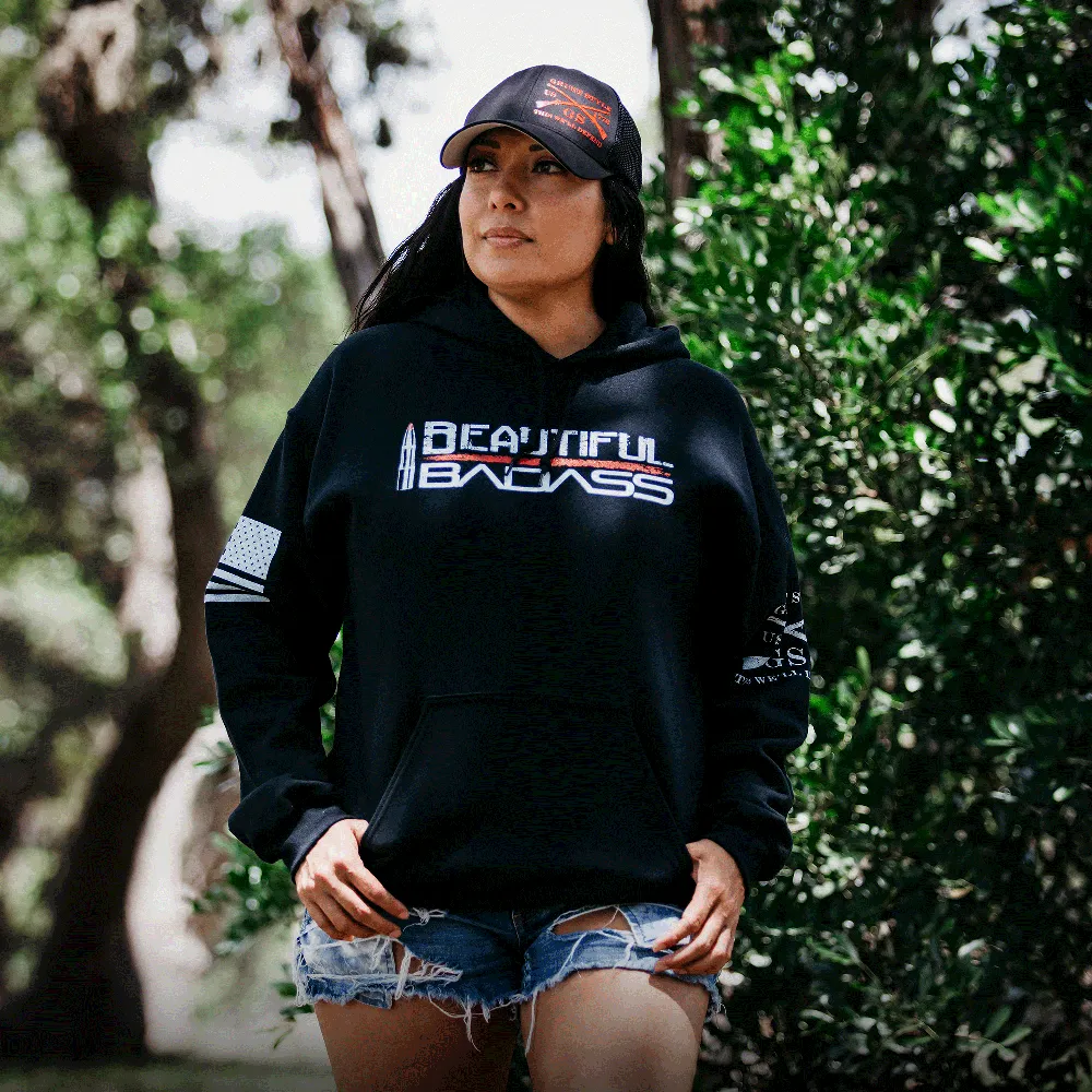 Women's Beautiful Badass Hoodie 2.0 - Black