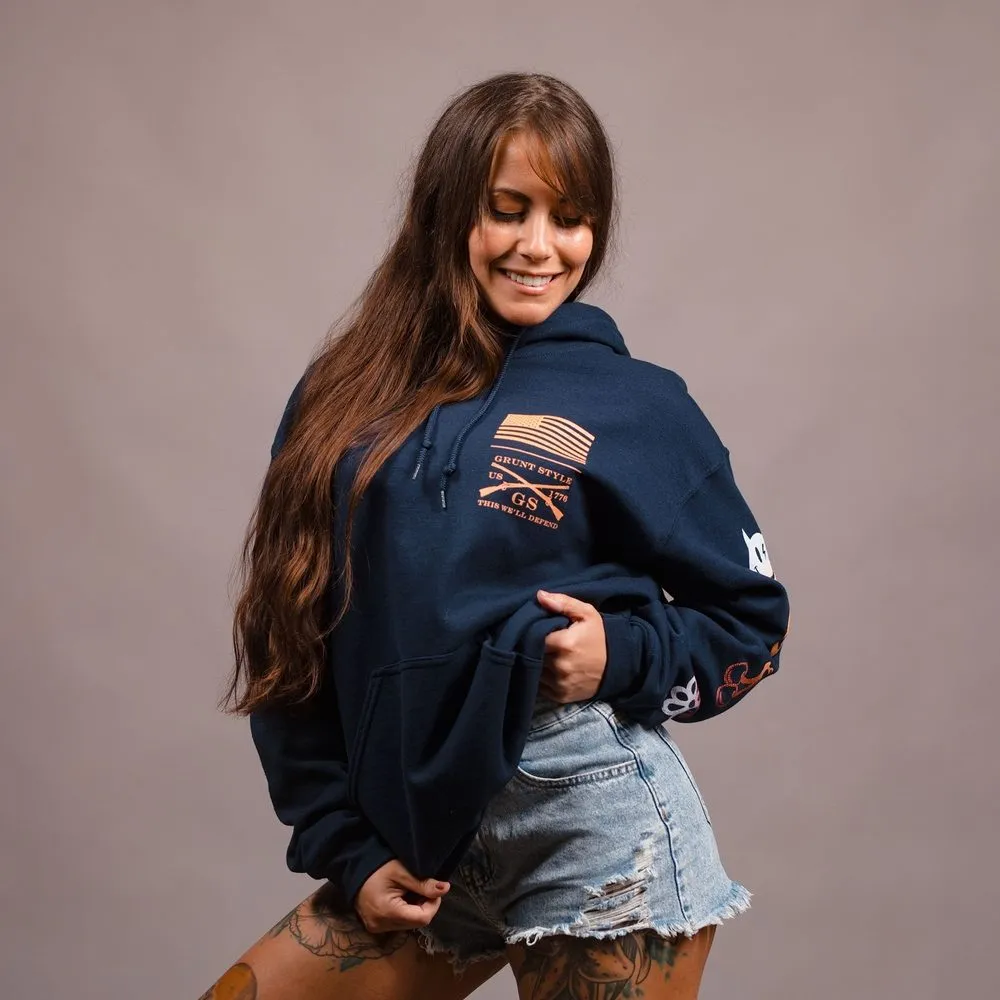 Women's Free & Easy Hoodie - Navy