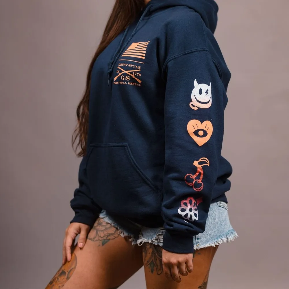 Women's Free & Easy Hoodie - Navy