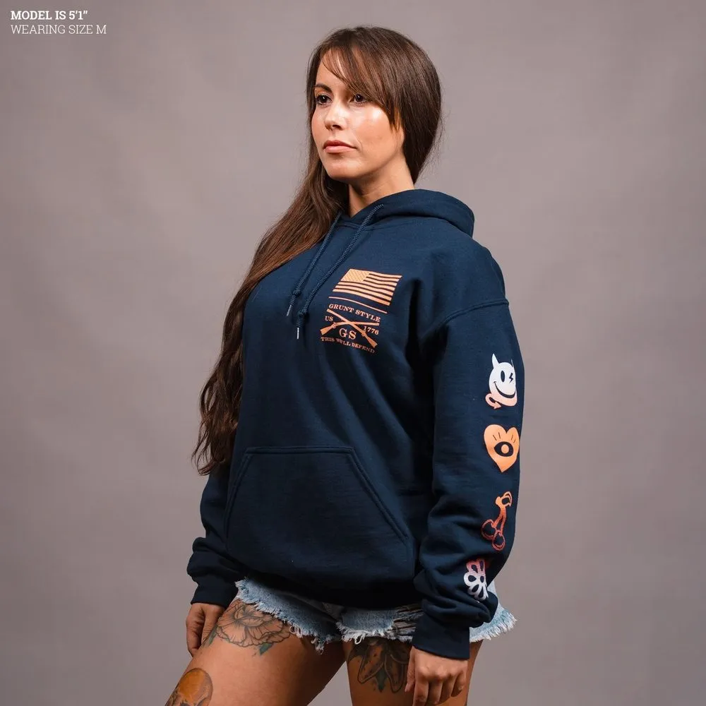 Women's Free & Easy Hoodie - Navy