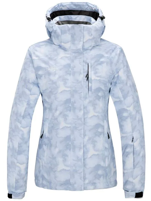 Women's Print Fully Taped Seams Snow Coat Warm Winter Jacket Atna Printed